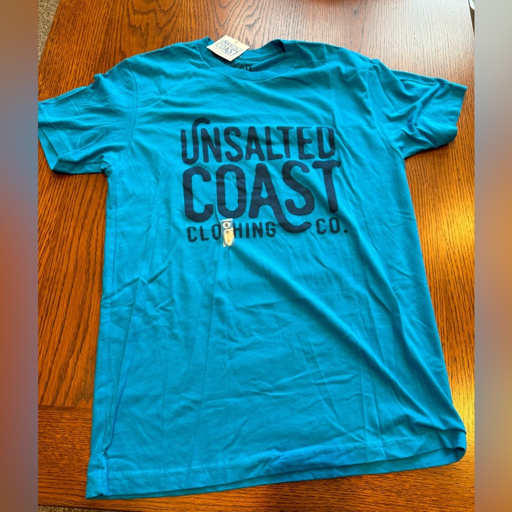 NWT UNISEX UNSALTED COAST CLOTHING CO. TEE SHIRT SMALL